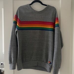 Aviator Nation 5 stripe sweatshirt